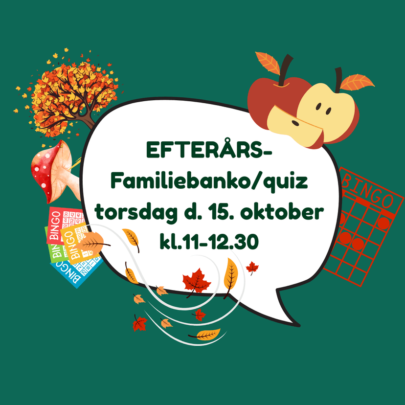 Familiebanko i efterårsferien