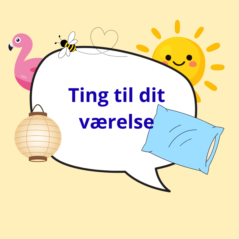 Sommer krea hold 1 dag: Ting til dit værelse