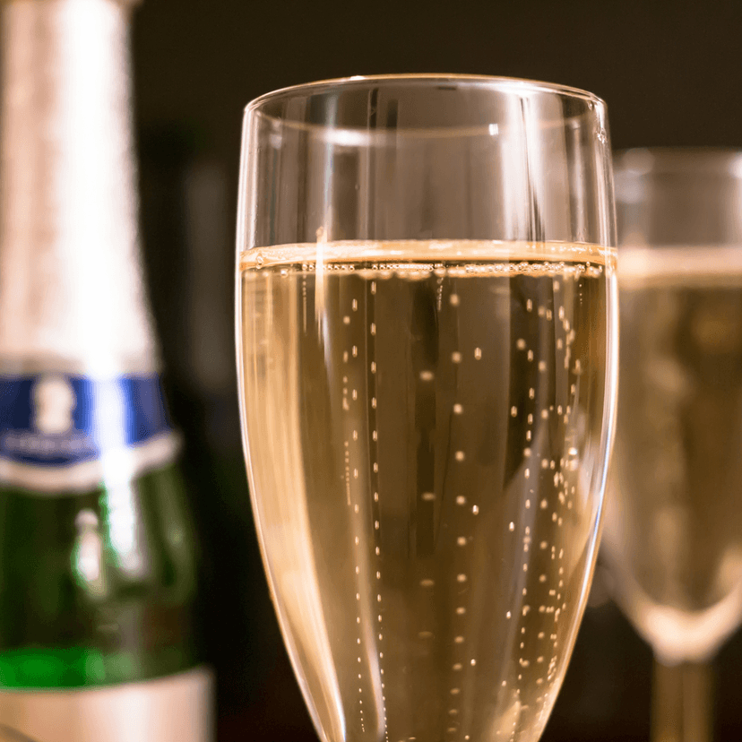 Champagnesmagning "Go BIG or Go HOME"